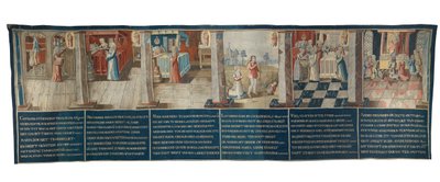 Los Milagros de Nuestra Señora de la Alfarería (tapiz) de School Flemish