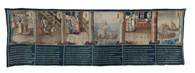 Los Milagros de Nuestra Señora de la Alfarería (tapiz) de School Flemish