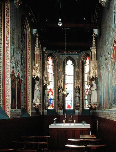 Vista del interior de School Flemish