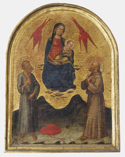 Virgen con Niño y Santos de School Florentine