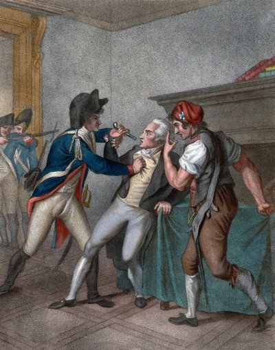 Arresto de Maximilien Robespierre, el 27/07/1794 - La aprehensión de Robespierre - El arresto de Robespierre de School French