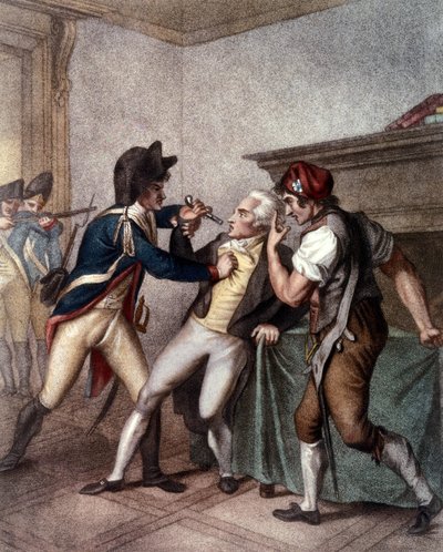 Detención de Maximilien de Robespierre el 27 de julio de School French