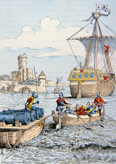 Expedición de Carlos VIII a Italia en 1494 de School French