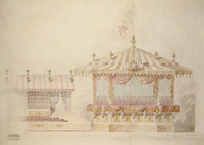 Diseño para una tribuna de revisión de School French