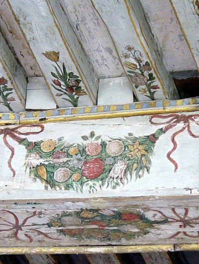 (detalle) de Vigas Pintadas de School French