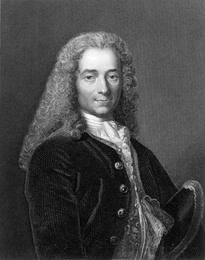 François Marie Arouet alias Voltaire (grabado) de School French