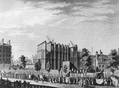 Revolución Francesa: Pompa fúnebre en honor de Jacques Guillaume Simonneau (o Simoneau) de School French