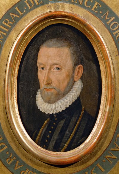 Gaspard de Coligny, almirante, estadista, líder del partido hugonote, asesinado durante la ... de School French