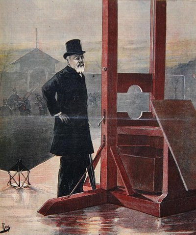 Le Bourreau", Deibler el verdugo (1863-1939), principios de 1900 de School French