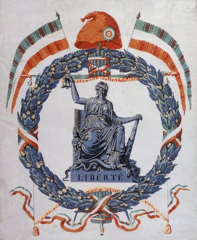 Libertad: Alegoría de la Revolución y la República de School French