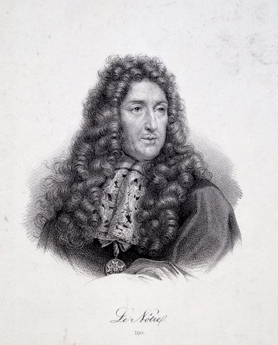 Retrato de André Le Nôtre de School French