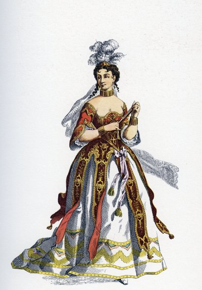La Princesa de Elide - Ilustración para Obras Completas de Molière de School French
