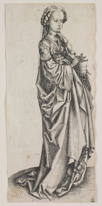 Santa María Magdalena (grabado) de School German