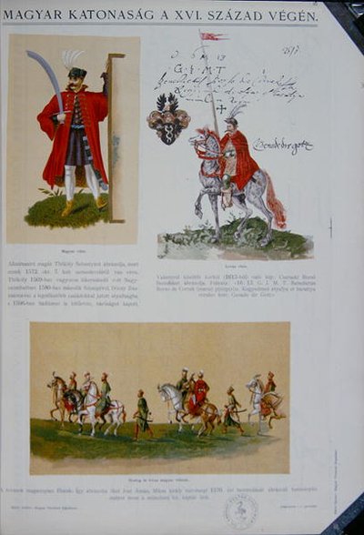 Soldados húngaros de finales del siglo XVI de School Hungarian