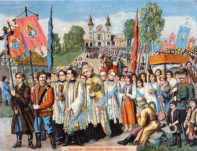 Peregrinación en honor a la Virgen María de School Hungarian