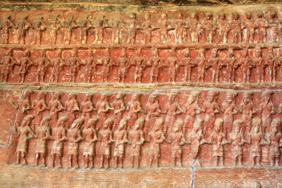Detalle, Vishnu como Varaha Avatar (foto) de School Indian