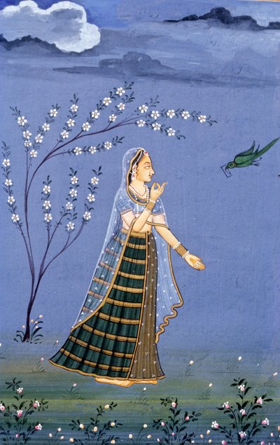 Pintura en miniatura, Rajastán, India de School Indian