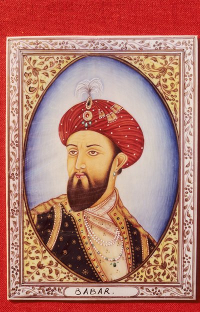 Retrato de Babar de School Indian