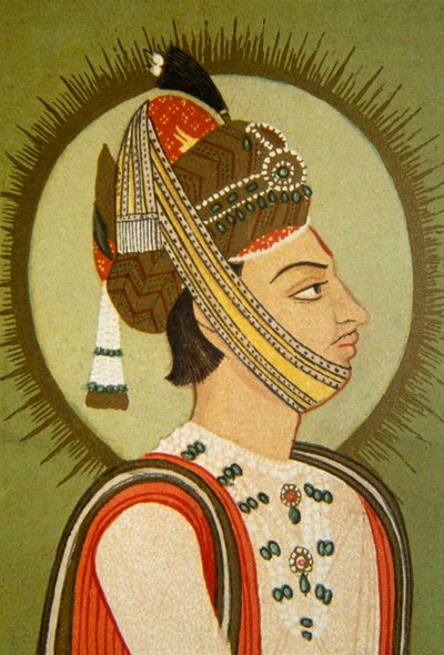 Retrato del maharajá Jay Singh Iii, Jaipur, Rajastán, India de School Indian