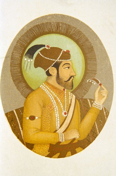 Retrato del emperador mogol Aurangzeb, India de School Indian