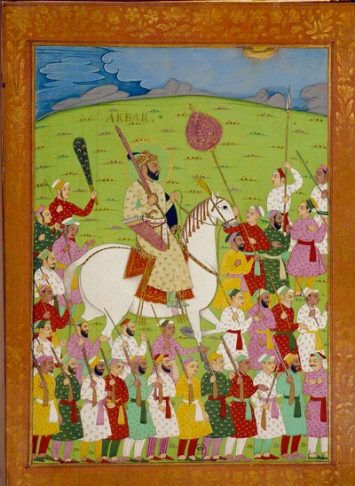 Sultán Akbar y la corte del Shah Alem. Miniaturas indias y persas en “Historia de la India desde Tamertante hasta Orangreyb” de Niccolo Manucci (1638-1717). BN, París de School Indian