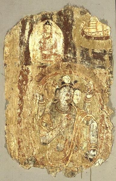 Trimurti Siva, Balawaste, siglo VII-VIII de School Indian