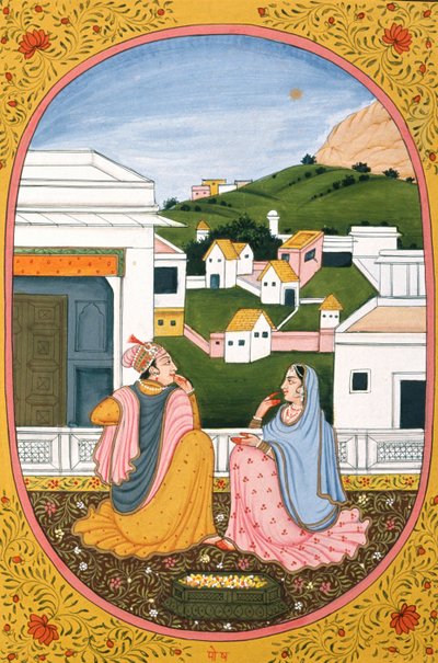 Calendario anual Cuadro y pintura para un mes hindú Paush, India de School Indian