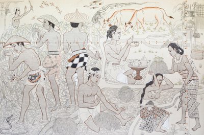 Pintura mural (mural) de School Indonesian