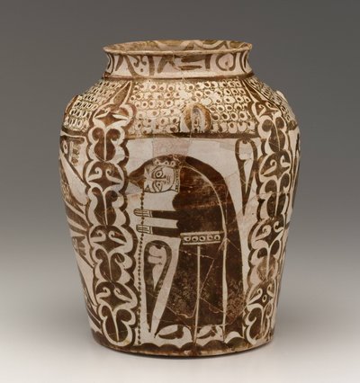 Jarra, período abasí (loza, vidriada con lustre) de School Iraqi