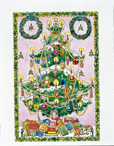 Árbol de Navidad de School Italian