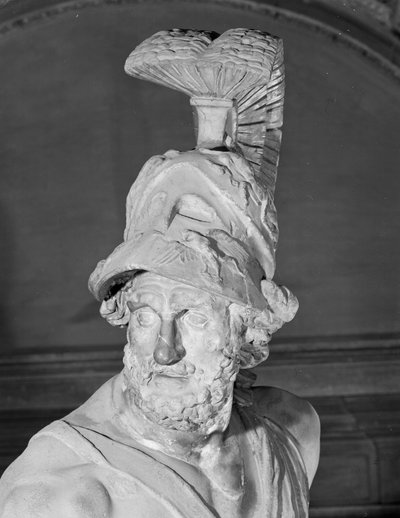 Menelao sosteniendo el cuerpo de Patroclo, copia de un original griego de School Italian