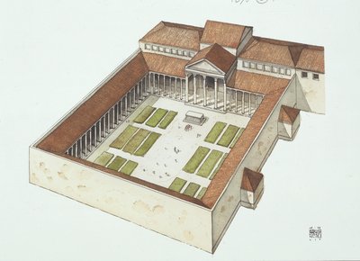 Foro reconstruido construido por Tito Flavio Vespasiano de School Italian