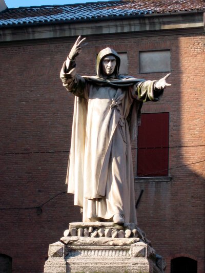 Estatua de Girolamo Savonarola de School Italian