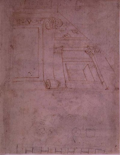 Estudio de una fachada de School Italian