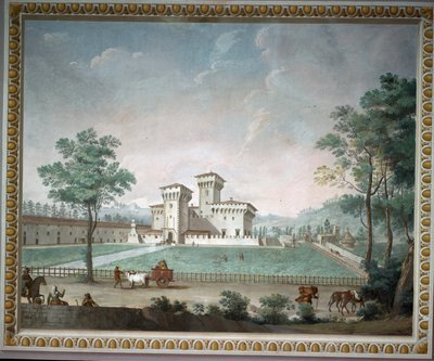 Villa Medicea di Cafaggiolo (fresco) de School Italian