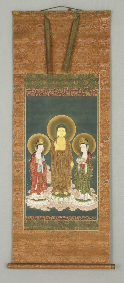 Buda y dos Bosatsu de Japanese School
