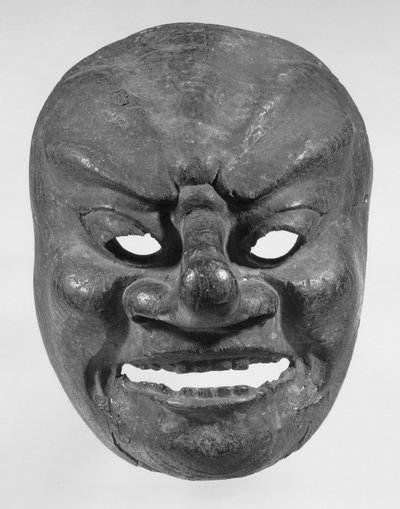 Máscara Bugaku de Japanese School