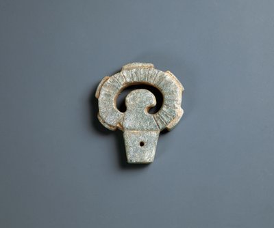 Mango de arma de sílex, período Jomon 10000-300 a.C. de Japanese School