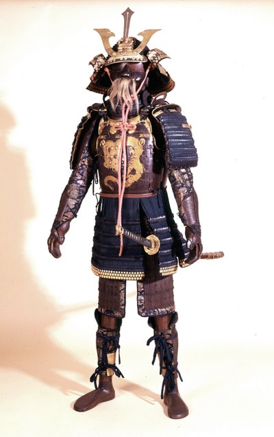 Armadura de samurái japonés Myo-Chin Mune-Tsugi, finales del siglo XVI de Japanese School