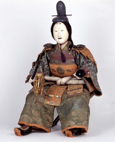Muñeca japonesa del período Edo que aparece en la Fiesta de los Niños. Colección Captier. París de Japanese School