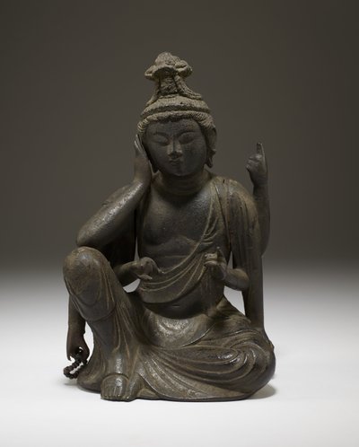 Nyoirin Kannon (bronce) de Japanese School