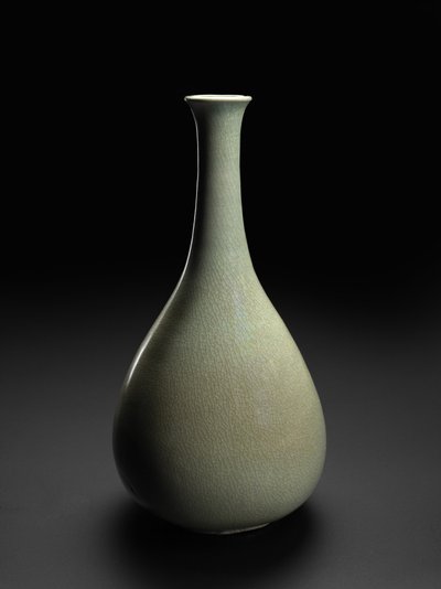 Botella de celadón, finales del siglo XI-principios del siglo XII de School Korean