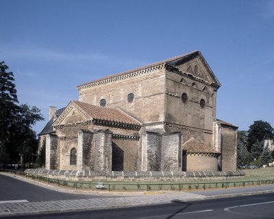 Vista exterior del baptisterio, siglo IV de School Merovingian