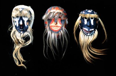 Tres máscaras de School Mexican