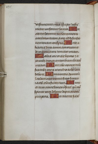 Reyes 9, f.233v, Libro de Horas, Uso de Sarum ("Libro de Horas de Ana Bolena") (vitela) de School Netherlandish