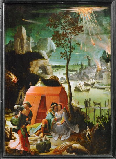 Lot y sus hijas ... de School Netherlandish