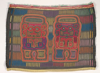 Panel de camisa (mola), Pueblo Kuna, Islas San Blas, c.1950s (algodón aplicado) de School Panamanian