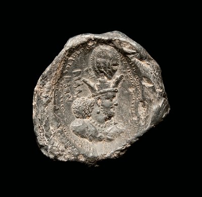 Bulla con inscripción, Periodo Sasánida, siglo IV de School Persian