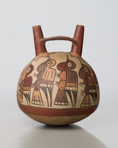 Vasija de doble pico, Nasca de School Peruvian