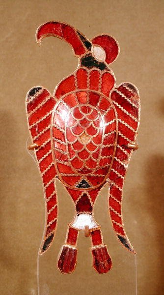 Águila, del Tesoro de Apahida II, Período de Migración, siglo V-VI de School Romanian